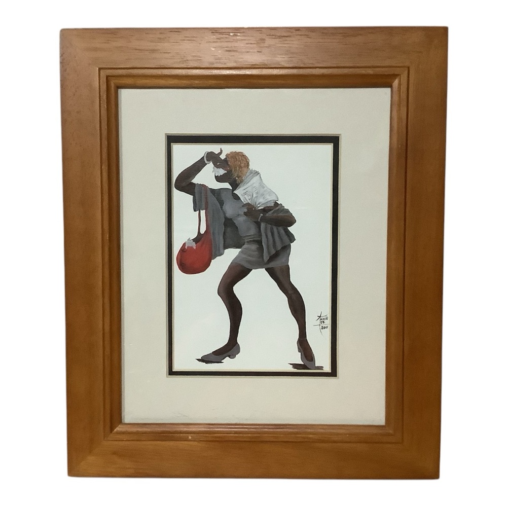 Annie Lee 2001 Framed Art “IS IT JUST ME” Frame Size 13” x 11” Picture 7” x 5”